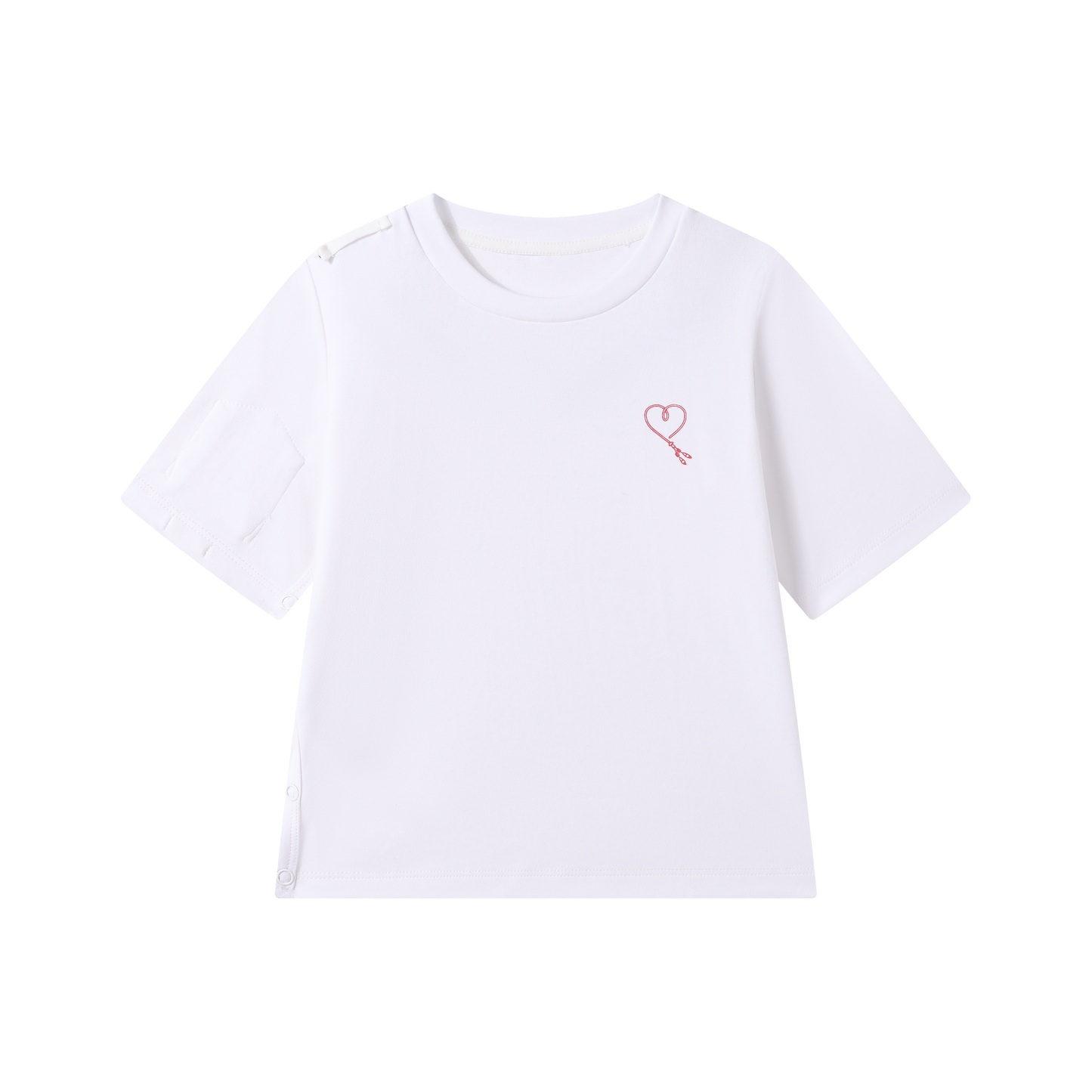 Kids PICC Line Adaptive Short-Sleeve T-Shirt